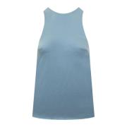 Loulou Studio Sleeveless Tops Blue, Dam