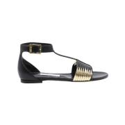 Jimmy Choo Pre-owned Pre-owned Läder sandaler Black, Dam