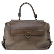 Salvatore Ferragamo Pre-owned Pre-owned Läder handvskor Brown, Dam