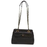 Bally Pre-owned Pre-owned Läder axelremsvskor Black, Dam