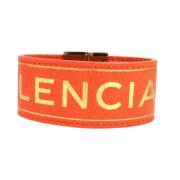 Balenciaga Vintage Pre-owned Läder armband Red, Unisex