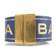 Balenciaga Vintage Pre-owned Läder armband Blue, Dam