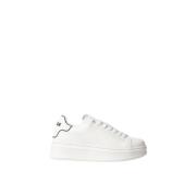 Gaëlle Paris Eco-Läder Sneakers med Gummiklack White, Dam