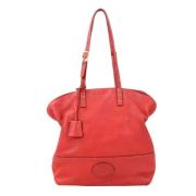 Fendi Vintage Pre-owned Läder shoppers Red, Dam