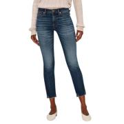 7 For All Mankind Roxanne Ankle Skinny Jeans Blue, Dam