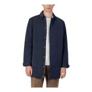 Aquascutum Aktiv Trenchcoat Blue, Herr