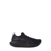 Asics Mesh Logo Sneakers med Chunky Sole Black, Herr