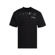 Balenciaga Handritad Logo T-Shirt Black, Herr