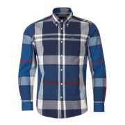 Barbour Skräddarsydd Skjorta Sommar Navy Multicolor, Herr