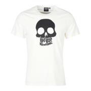 Barbour Grafiskt Tryck T-shirt White, Herr