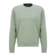 Barbour Ridsdale Crew-Neck Sweatshirt i Agave Green Green, Herr