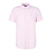 Barbour Rosa Oxford Skräddarsydd Skjorta Pink, Herr