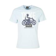 Barbour Grafiskt Tryck T-shirt Blue, Herr