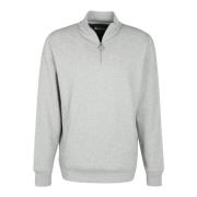 Barbour Grå Marl Half Zip Pullover Gray, Herr