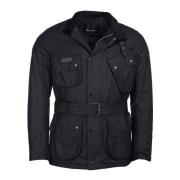 Barbour Ny SL International Vaxjacka Black, Herr