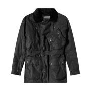 Barbour Lenox Vaxjacka - Svart-S Black, Herr