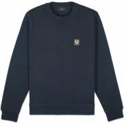 Belstaff Klassisk Dark Ink Sweatshirt med V-söm detalj Blue, Herr