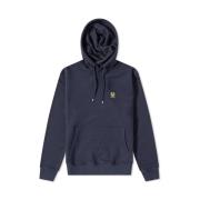 Belstaff Klassisk Patch Popover Hoody Blue, Herr