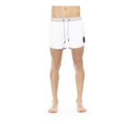 Bikkembergs White Polyester Swimwear White, Herr