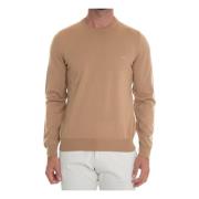 Boss Rundhals-Pullover Brown, Herr