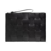 Bottega Veneta Pouch Large handHandväska Black, Herr