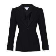 Bottega Veneta Blazer med fickor Black, Dam