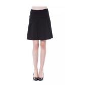 Byblos Black Polyester Skirt Black, Dam