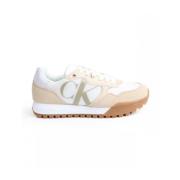 Calvin Klein Modig Toothy Runner Sneakers Beige, Dam