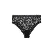 Calvin Klein Högmidjade Paljett Tanga Underkläder Black, Dam