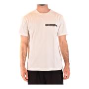 Calvin Klein Kortärmad T-shirt, Avslappnad och Elegant Stil White, Her...