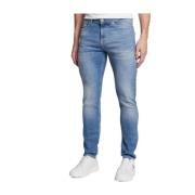 Calvin Klein Sten Tvättade Skinny Jeans Blue, Herr