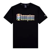 Champion T-shirts Black, Herr