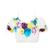 Desigual T-Shirts White, Dam