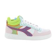 Diadora Rosa Magic Bas Demi Sneakers Multicolor, Dam