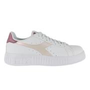 Diadora Step Sportiga Sneakers White, Dam