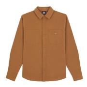 Dickies Brun Duck Canvas Skjorta Brown, Herr