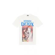 Diesel Oversized Herr T-shirt med Alternative Detox och Pure Energy Pr...