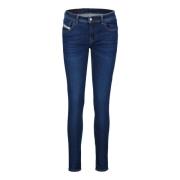 Diesel Super Skinny Fit Damen Jeans Blue, Dam