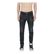 Dsquared2 Snygga Slim-fit Jeans för Män Black, Herr