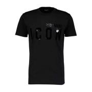 Dsquared2 Brilliant Tone Logo T-Shirt Black, Herr