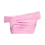 Dsquared2 Ruched sleeveless top Pink, Dam
