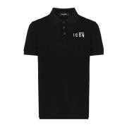 Dsquared2 Klassisk Svart Polotröja Black, Herr