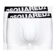 Dsquared2 Vita Boxerkalsonger White, Herr