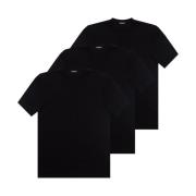 Dsquared2 Märkta T-shirt tre-pack Black, Herr