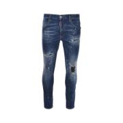 Dsquared2 Klassiska Denim Jeans för Vardagsbruk Blue, Herr