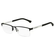 Emporio Armani Gummi Sort Gles Black, Herr