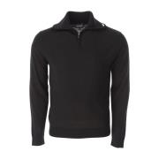 Emporio Armani Svarta Emporio Armani Sweaters Black, Herr