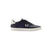 Fred Perry Eleganta Lädersneakers Blue, Herr