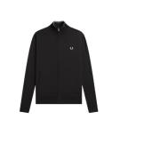 Fred Perry Sweatshirt med dragkedja Black, Herr