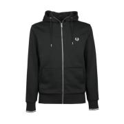 Fred Perry Sweatshirts Hoodies Black, Herr